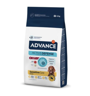 Advance Sensitive Adult Miel și Orez 12 kg