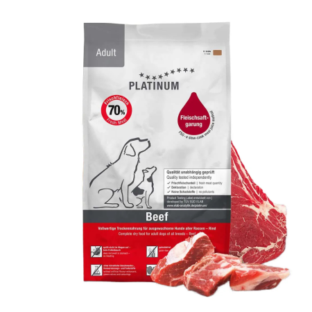 Platinum Natural Pet Food & Care Adult cu Vita hrana uscata caini 5Kg