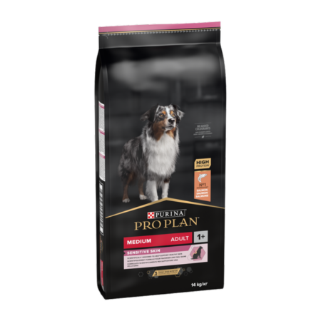 Pro Plan Medium Adult Sensitive Skin Somon 14 kg